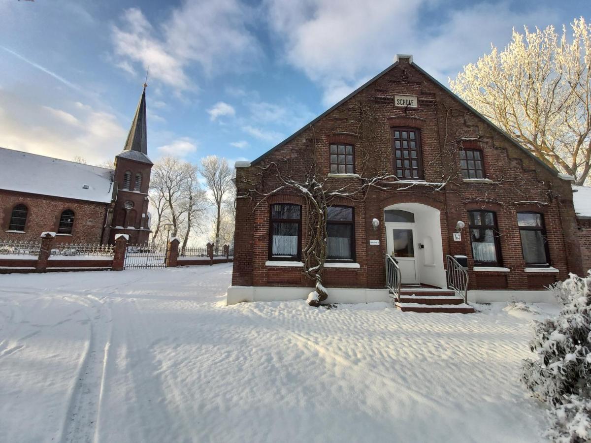 Ferienwohnung Alte Schule Waddens Butjadingen Exterior foto