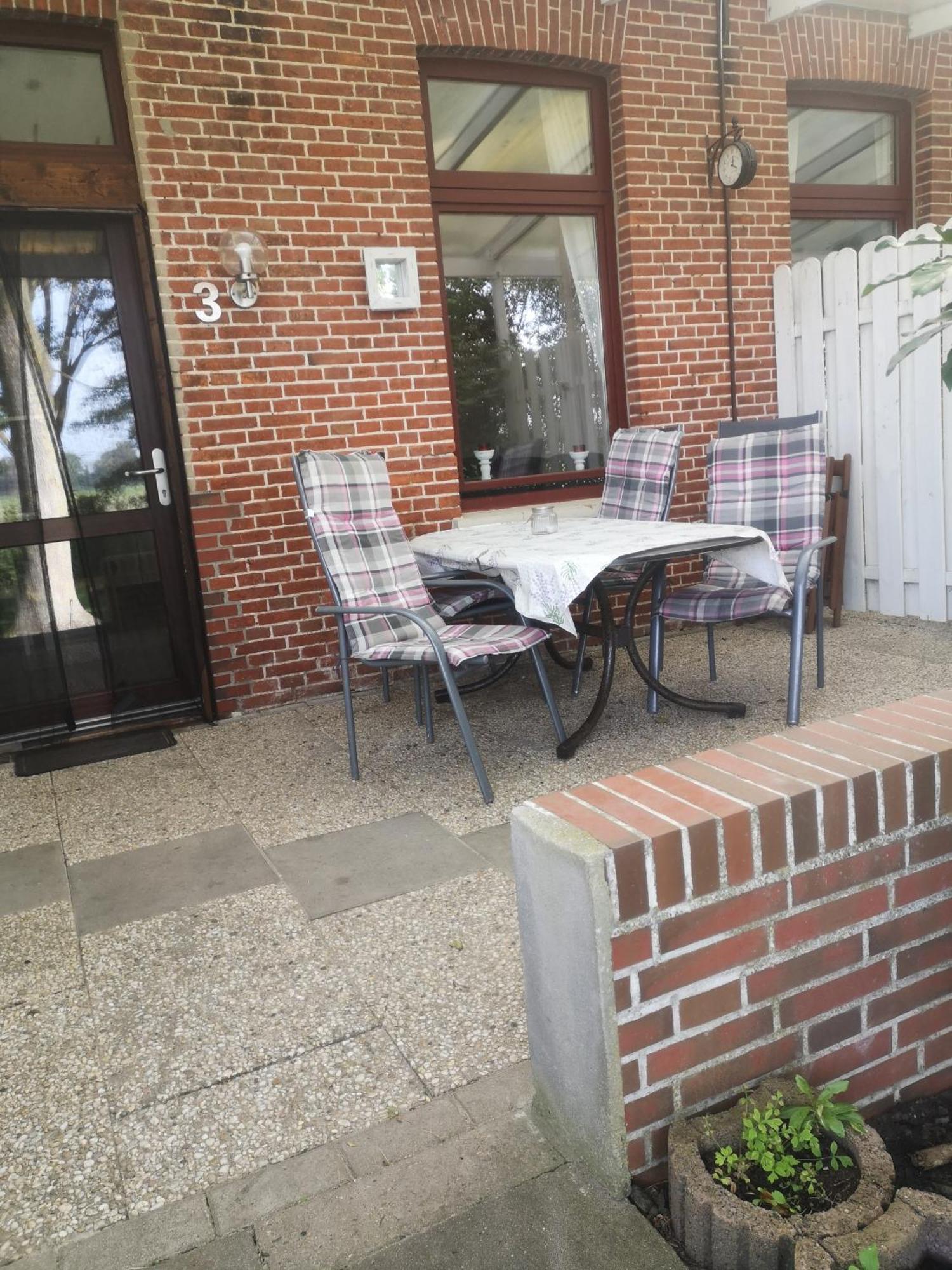Ferienwohnung Alte Schule Waddens Butjadingen Exterior foto